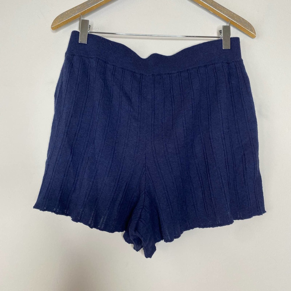 Apiece Apart Navy Women's Shorts - Picture 7 of 8